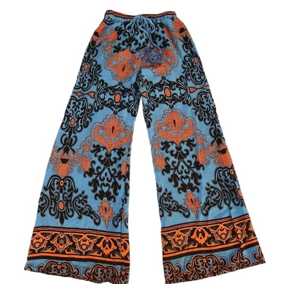 J Uptown Elastic Waist Palazzo Pants - Picture 1 of 8